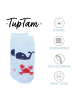 TupTam Kinder Socken Mädchen Jungen Bunt Gemustert 6er Pack in beige/weiß