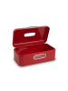 Echtwerk Metall Brotkasten "Retro" 17 l in Rot