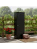 relaxdays Paketbox in Schwarz - (B)38 x (H)105 x (T)23 cm