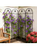 relaxdays 4 x Rankgitter "Schmetterling" in Schwarz - (B)50 x (H)220 cm