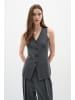 InWear Weste DalyaIW Gerade Passform in Medium Grey Melange