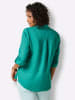 creation L Leinen-Bluse in smaragd