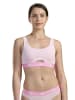 adidas Bustier SCOOP BRALETTE in clear pink