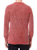 Rusty Neal Verwaschener Strickpullover im Vintage Look in Rot