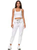 Tazzio Cargohose "F600" - Regular Fit - in Weiß