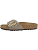 Birkenstock Pantolette Madrid Big Buckle Birko-Flor Schmal in braun