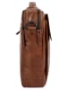 SPIKES & SPARROW Notebooktasche echt Leder in cognac