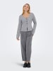 JDY Strickjacke in Medium Grey Melange