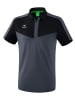 erima Herren Squad Poloshirt in schwarz/slate grey