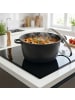 relaxdays Suppentopf in Schwarz - 10 Liter