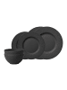 Villeroy & Boch 6-tlg. Basic-Set Manufacture Rock in Schwarz – in schwarz