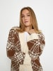 Peppercorn Strickjacke in Dacshund Brown Jacquard