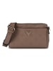 Guess Cresidia Umhängetasche 20.5 cm in dark taupe logo