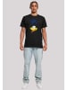 F4NT4STIC T-Shirt Looney Tunes Road Runner Face in schwarz