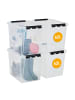SmartStore 4er-Set Aufbewahrungsbox Classic Transparent 52L