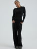 Seamless Basic Top Wooly in Black