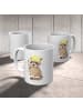 Mr. & Mrs. Panda Kaffeetasse Waschbär ohne Spruch in Weiß