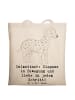 Mr. & Mrs. Panda Tasche Dalmatiner Charme mit Spruch in Creme