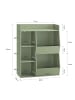 SoBuy Bücherregal in Mattes Salbeigrün - (W) 34 x (H) 104 x (L) 80 cm