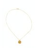 Gemshine Halskette mit Anhänger Sternzeichen Jungfrau in gold coloured