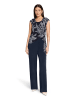 Vera Mont Jumpsuit im Layer Look in Patch Dark Blue/Dark Blue