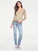 Heine Rundhals-Pullover in beige
