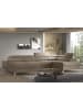 MF Design Lazy Recamiere Rechts in Braunbeige -  (L) 202 x (B) 354 x (H) 92 cm