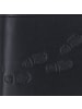 oxmox Leather Geldbörse RFID Schutz Leder 11 cm schwarz-footsteps 2.0