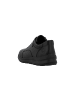 rieker Leder-Low-Top-Sneaker aus Frankreich Schwarz