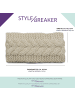 styleBREAKER Strick Stirnband in Altrose