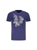 cavalli CLASS Blau Baumwolle Herren T-Shirt
