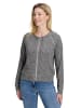 Betty Barclay Shirtjacke mit Rippenstruktur in Grau/Grau