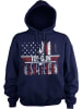 TOP GUN Hoodie in Blau