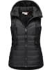 ragwear Steppweste Lucinda Vest in Black