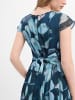 More & More Kleid in marine hellblau - 0001