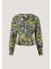 Hessnatur Bluse Regular in dunkles petrol