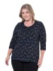 Ulla Popken Longshirt in schwarz