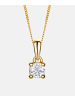 Diamant L'éternel Halskette aus 585 Gelbgold mit 0.2 Karat Diamant