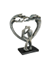 GILDE Skulptur Kiss under Tree bronzefarben - (H) 30 cm