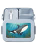 Mr. & Mrs. Panda Lunchbox Orca Design ohne Spruch in Blau Pastell