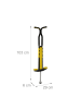 relaxdays Pogo Stick in Gelb - bis 60 kg