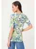 Olsen T-Shirt Edda in grün blau