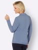 Sieh an! Polopullover in bleu-marine-gemustert