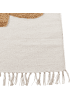 Beliani Kinderteppich GHARTA in Beige/Grau - (W) 200 x (L) 140 cm