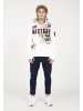 PLUS EIGHTEEN Herren Kapuzenpullover in Ecru