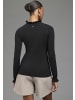 Laura Scott Stehkragenpullover in schwarz