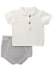 Rock a Bye Baby Boutique 2tlg Set Shirt + Hose Frühling, Sommer in grau creme