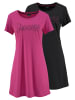 VIVANCE DREAMS Sleepshirt in pink, schwarz