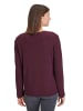 Betty Barclay Strickpullover mit Strickdetails in Dark Aubergine