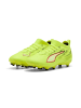 Puma Kinder Fußballschuh "Ultra 6 Match FG-AG JR" in Gelb
